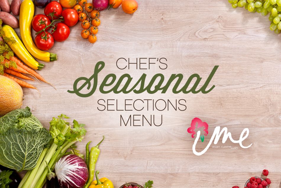 Ume Seasonal Selection Menu 