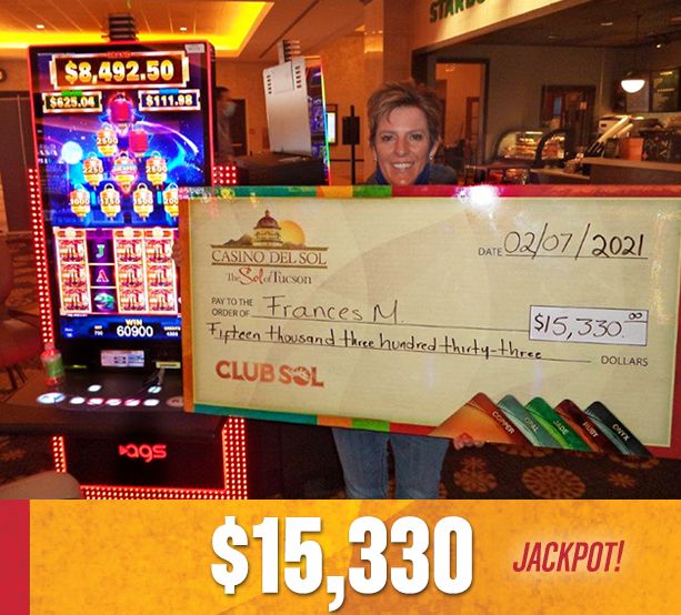 Jackpot Winners at Casino Del Sol