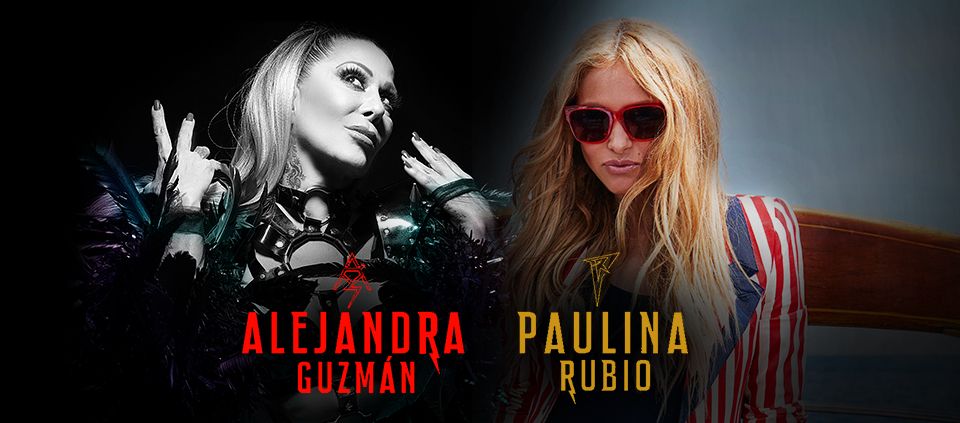 Alejandra Guzmán and Paulina Rubio live at AVA Amphitheater