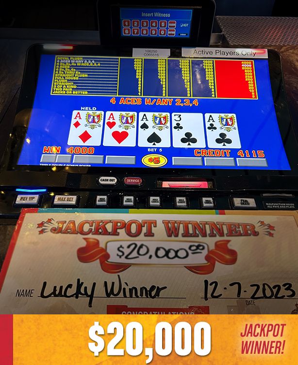 Slot Winners at Casino Del Sol 